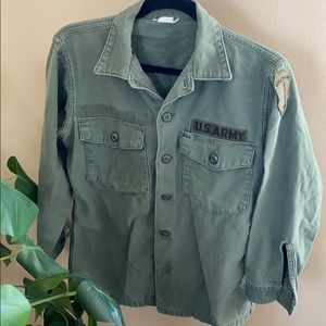 VTG US Army Fatigue button up Jacket